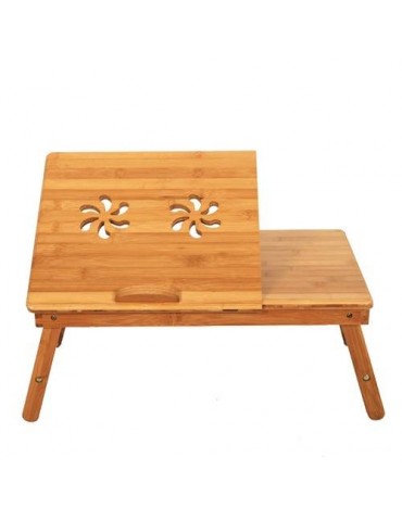 Trendy Adjustable Bamboo Computer Desk Wood