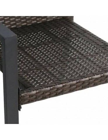 Madrid 30 Inch Fire Pit Table and Chair 5 Pieces Set
