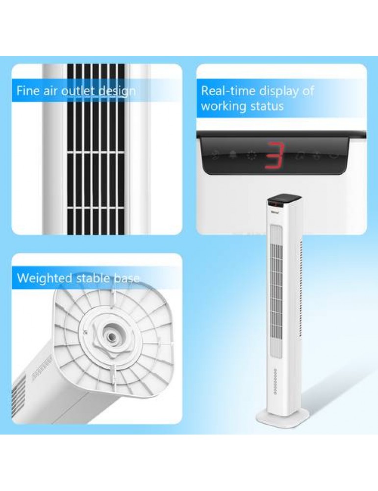 42'' 2in1 Portable Tower Fan Evaporative Air Cooler Oscillating 1.7L Water Tank