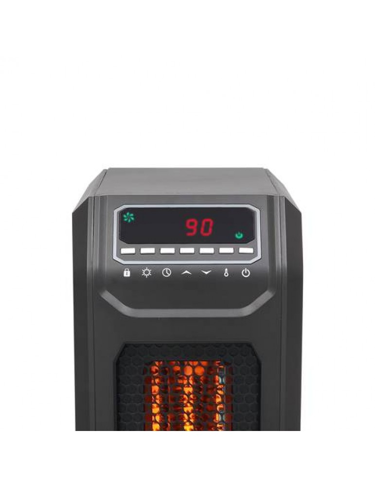 1500w Quartz Tube Heater Digital Display Space Heater / Infrared Heater