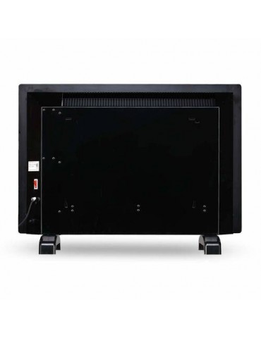 Homeleader Electric Panel Heater 1500 Watt Space Heater with Remote Control and LED Touch Button
