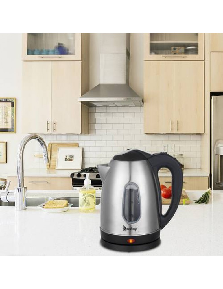 220V 2000W 1.8L Stainless Steel Electric Kettle with Water Window